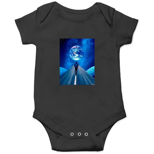 Discover Walking on Road To Blue spaces Onesies
