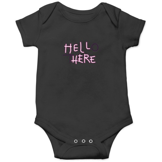 Discover Hell Here - Hello There Neons Onesies