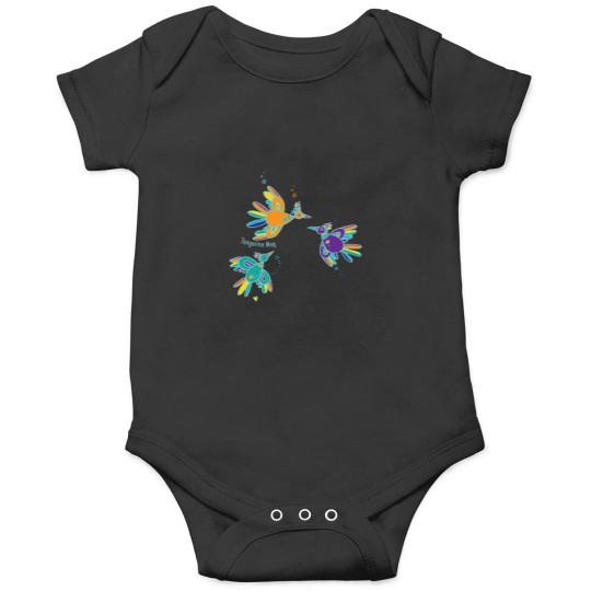 Discover Feathered Friends in Flight Premium Scoop Onesies