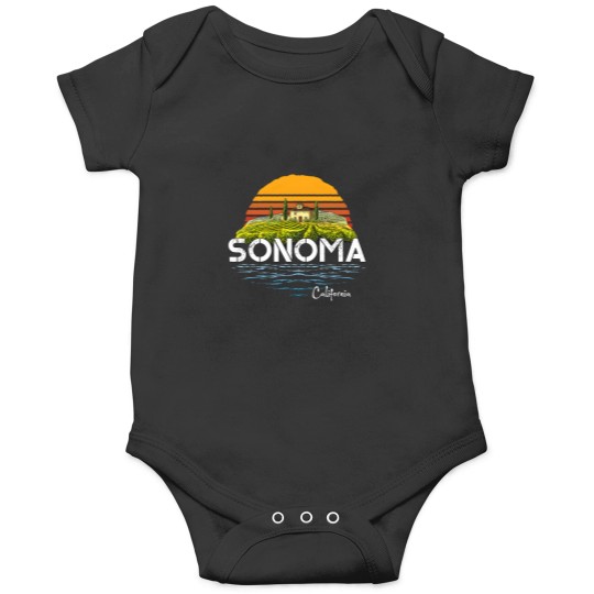 Discover Vintage Sonoma Valley Winery California Souvenir Onesies