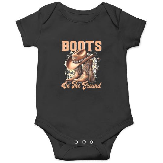 Discover Boots On The Ground Boot Cowboy Western Cowgirls Linedance Onesies