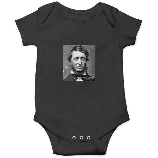 Discover Thoreau Gifts - Henry David Thoreau Portrait Gift Ideas for Literature Teachers Librarians &amp Onesies