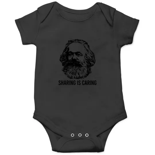 Discover Karl Marx Sharing Is Caring Onesies
