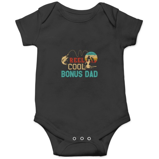 Discover Reel Bonus Dad Fishing FatherS Day Fisher Dad Onesies