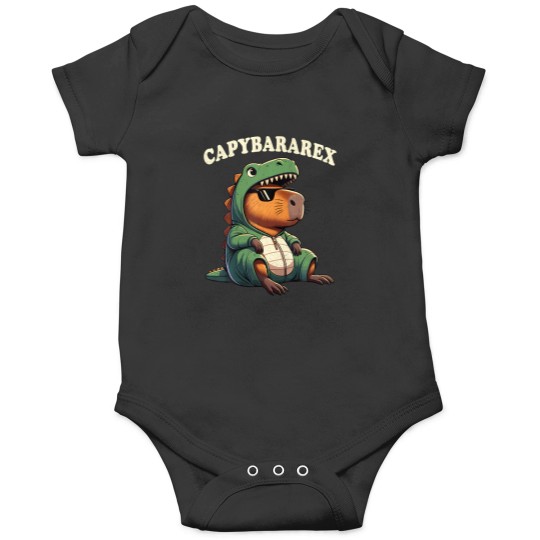 Discover Capybara For Funny Capybara Rodent Trex Dinausor Onesies