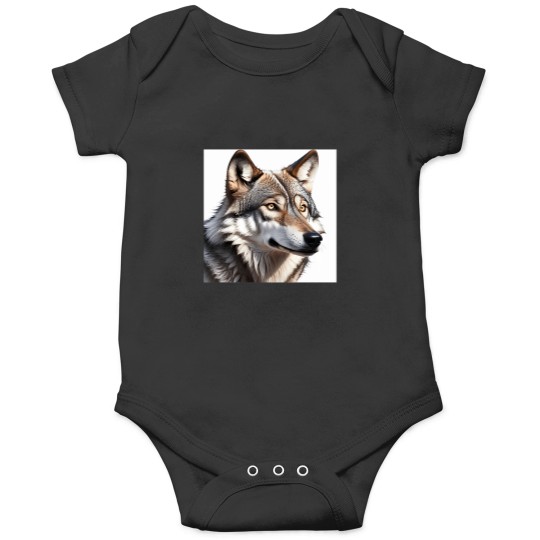 Discover Wolf Portrait Onesies