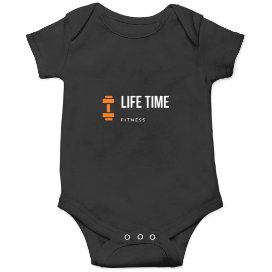 Discover Lifetime Fitness Black Tee Onesies