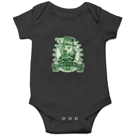 Discover 47 Green Irish Ale Label Onesies