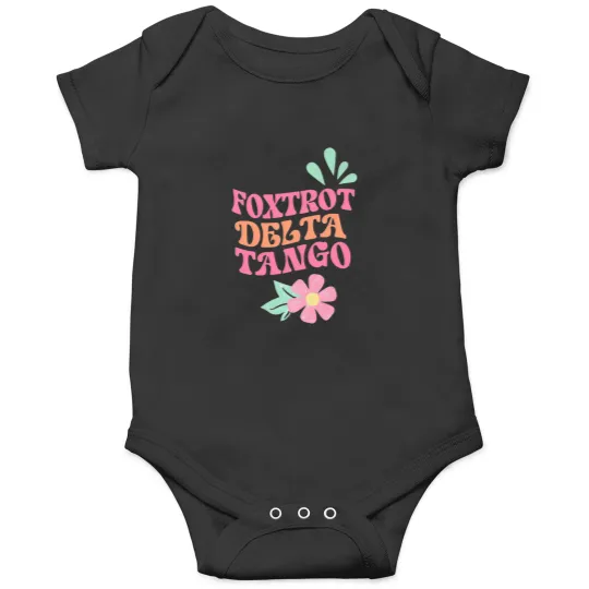 Discover Foxtrot Delta Tango - Floral Subtle FDT Classic Onesies