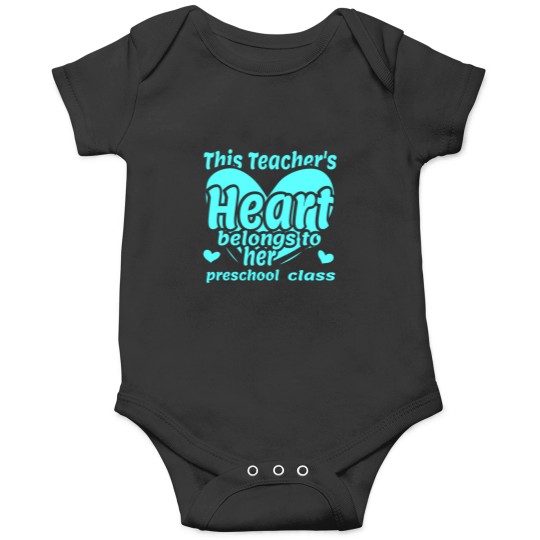 Discover This Teacher's Heart Belongs To Her Preschool Class Onesies