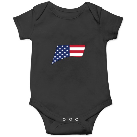 Discover American Flag Connecticut Onesies