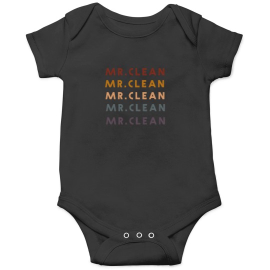 Discover 8008-Mr.-Clean-Retro-T-Shirt Onesies