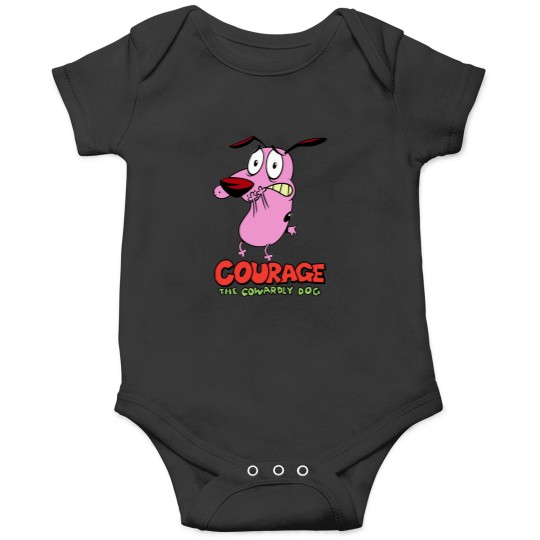 Discover scare The courage Pink color animalgift for fans Onesies