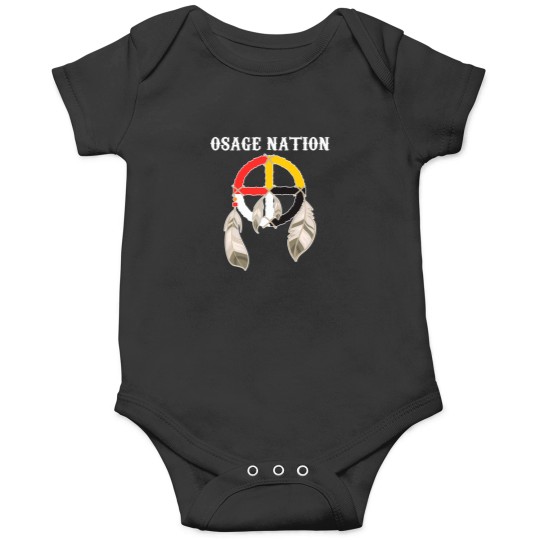 Discover Osage Nation Indian Medicine Wheel T-Shirt Onesies