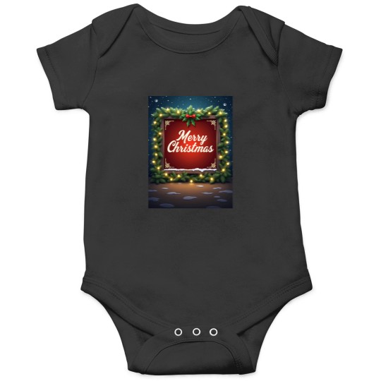 Discover Merry-Christmas-Active-T-Shirt-(100) Onesies
