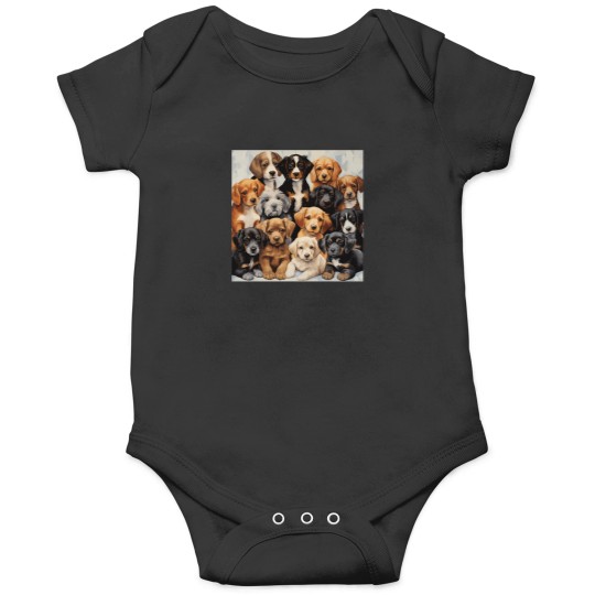 Discover A-Lot-Of-Puppies T-Shirt Onesies