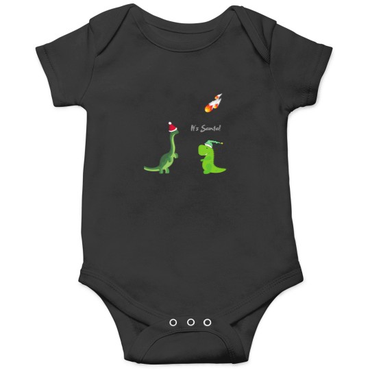 Discover It'S-Santa---Silly-Dinosaurs-Extinction T-Shirt Onesies