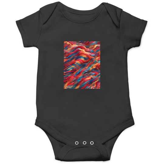Discover Marvelous-Colorful-Line-Pattern-(9) T-Shirt Onesies