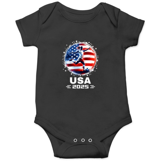 Discover Womens Soccer American Flag Soccer Apparel Soccer 2025 Onesies