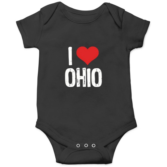 Discover I-Love-Ohio T-Shirt Onesies