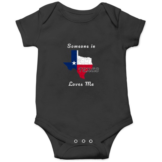 Discover Someone-In-Texas-Loves-Me-Travel-Cute-State-Logo T-Shirt Onesies