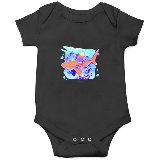 Discover Oceanic Whitetip Anatomy Sunaookami Shiroko Blue Archive Sticker Onesies