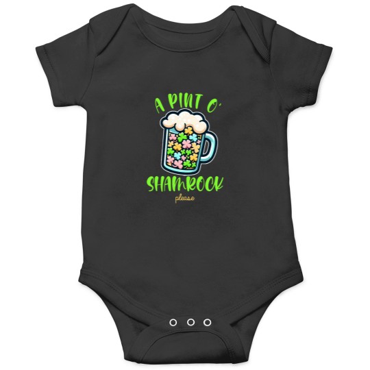 Discover A Pint of Shamrock Please Onesies