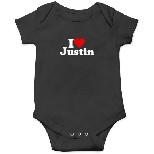 Discover I LOVE HEART JUSTIN Onesies