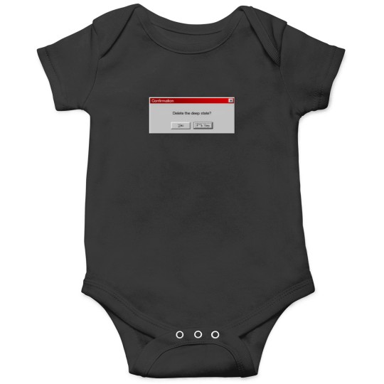 Discover Delete The Deep State Sticker 4427 Onesies