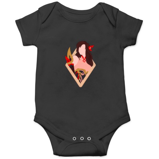 Discover Red & Gold Woman Fighter Onesies