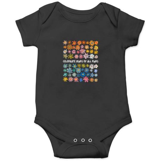 Discover Autism Awareness Celebrate Minds Of All Kinds Wildflower Onesies