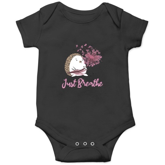 Discover Just Breathe Dandelion Wildflower Botanical Nature Flower Onesies