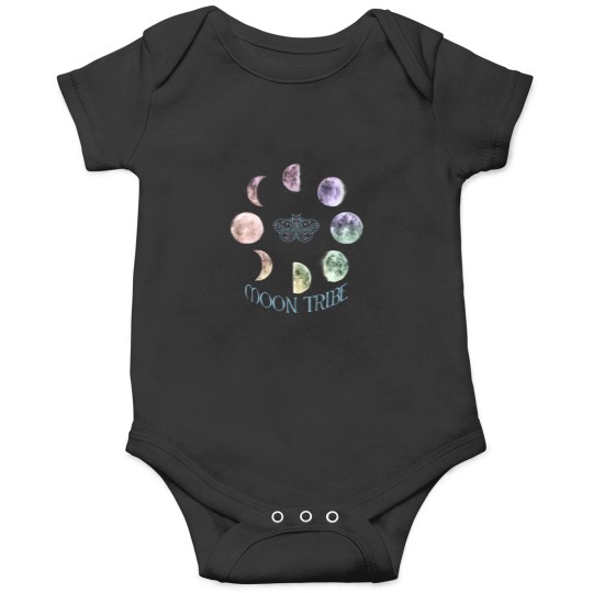 Discover moons Tribe with Moth and moons Phases Onesies
