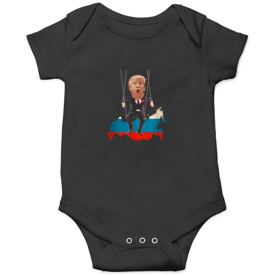 Discover Not-My-President---Donald-Trump-Is-A-Russian-Puppet-T-Shirt Onesies