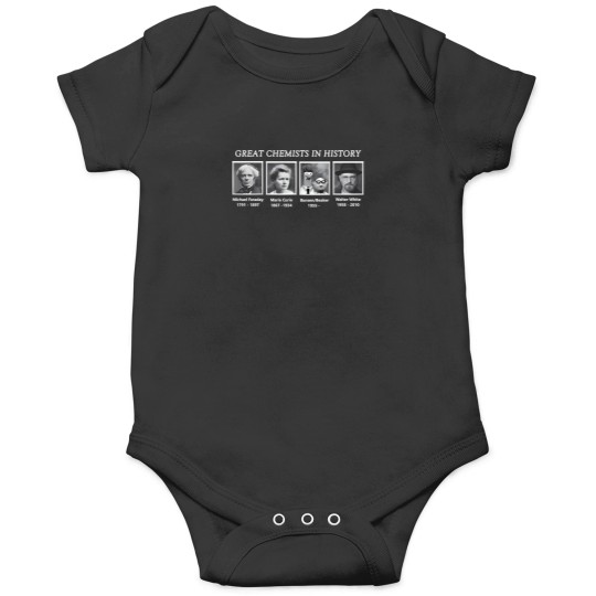 Discover Great Chemists In History T-Shirt Onesies
