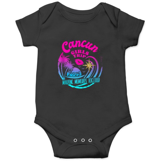 Discover Girls Trip Cancun 2025 Tees Weekend Birthday Squad Onesies