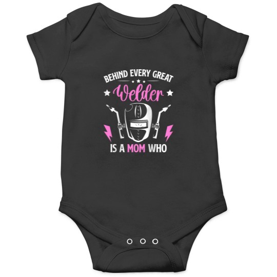 Discover Welder Mom Of A Welder Mother Proud Welder's Mom Onesies