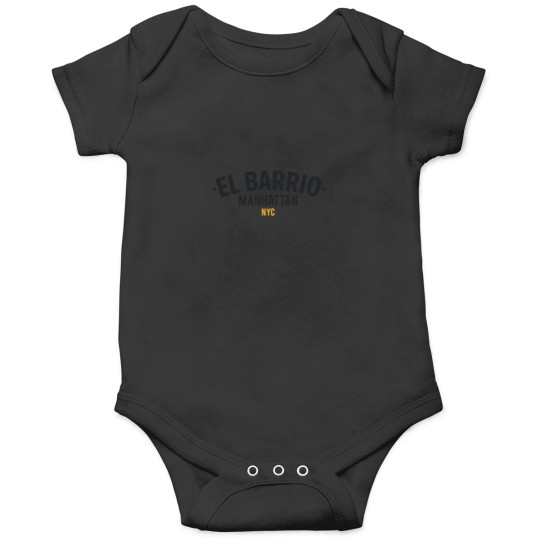 Discover New York El Barrio - El Barrio Spanish Harlems - El Barrio NYC Spanish Harlems Manhattan logo Onesies