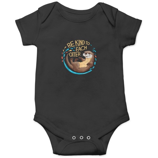 Discover Be-Kind-Otter-Pun-T-Shirt Onesies