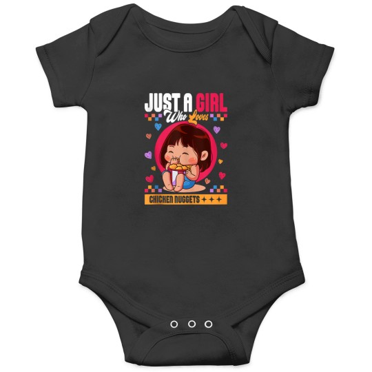 Discover Just A Girl Who Loves Chicken Nuggets Onesies