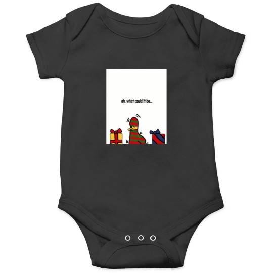 Discover Dildo-Wrapped-Gift-Funny-Inappropriate-Christmas-Card T-Shirt Onesies