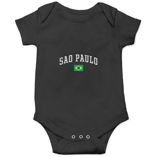 Discover Sao Paulo Brasil Country Flag Vacation Onesies