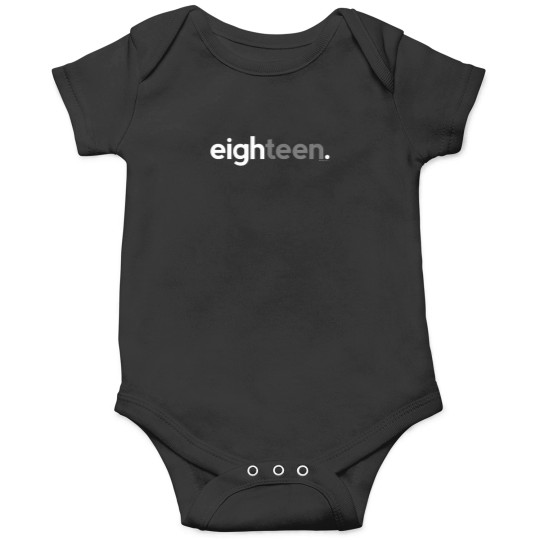 Discover 18Th-Birthday-For-Boys-Eighteen-Him-Age-18-Year-Party-Teen-T-Shirt Onesies