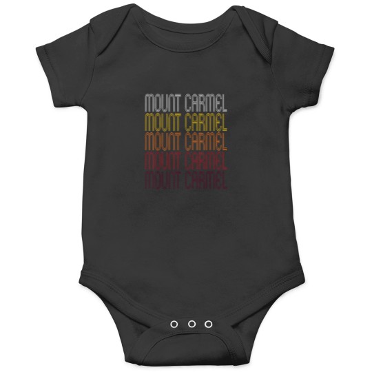 Discover Mount-Carmel-Pa--Vintage-Style-Pennsylvania-T-Shirt Onesies