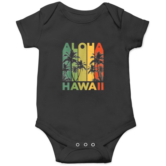 Discover Aloha Hawaii Hawaiian Island T shirt Vintage 1980s Throwback Onesies