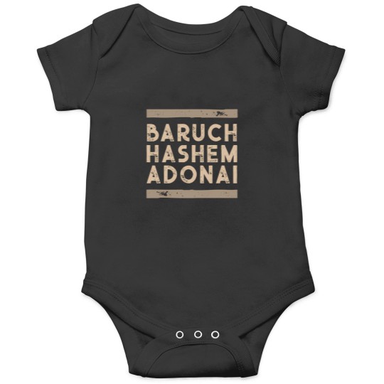 Discover Baruch Hashem Adonai - Hebrew Messianic Christian Gift Onesies