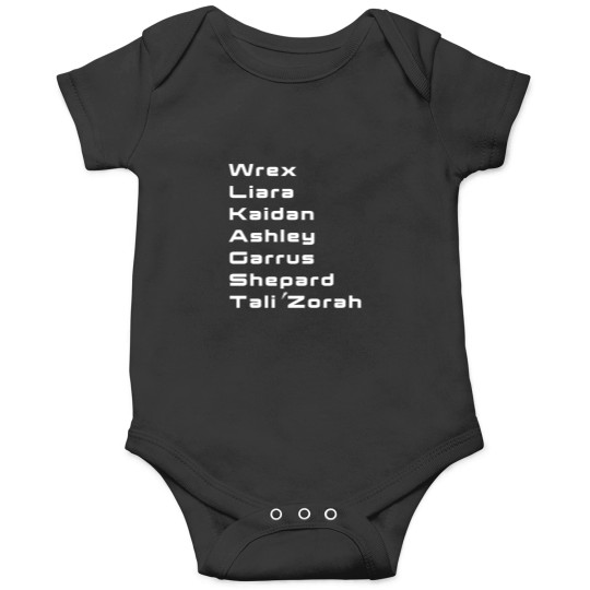 Discover Mass Effect 1 Roster Shirt cute horror movie characters silhouette chibi halloween chucky Onesies