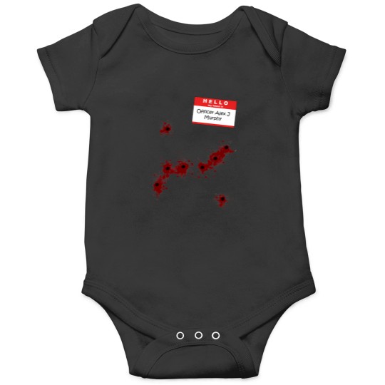 Discover Hi my name is Officer Alex Murphy Baseball Sleeve T-Shirt Onesies