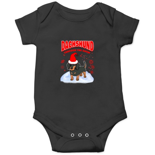 Discover Dachshund Lover Merry Christmas Onesies