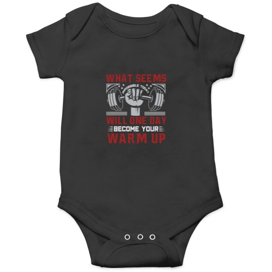 Discover Quote Warm Up Gym Design Once You See Results it Becomes An Addiction(1) Onesies